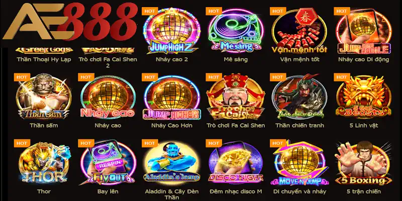 Rất nhiều trò chơi đặc sắc tại CQ9 slot game